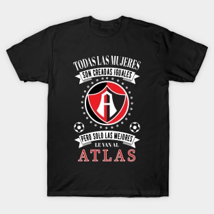 Zorros del Atlas Las Mejores le van al Atlas para Mujeres T-Shirt